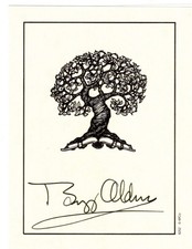 Buzz Aldrin signed bookplate