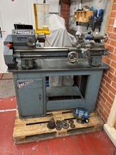 Boxford Model C Lathe with Stand, Single Phase motor fitted. 