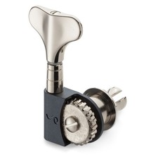 Schaller Germany 2x2 BM Light M4, Lightweight Split-Post Bass Tuners Set, NICKEL