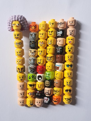 Lego minifigures heads bundle - lego,
