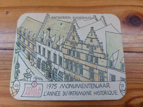 Stella artois beer mat - artois,