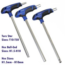 T Handle Hex Ball End Hex Torx