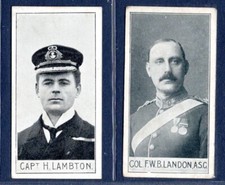 Adkin SOLDIERS of the QUEEN #26 Lambton & Landon - 2 Variety Cards