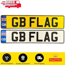 Metal Number Plates GB Union