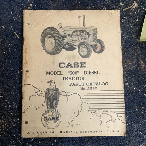 Vintage case 500 tractor - case, parts