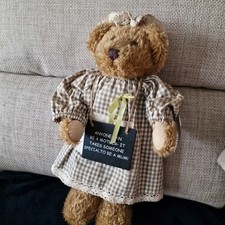 Character Teds Flame Homeware Collectors Bears Soft Plush Collectable Teddy