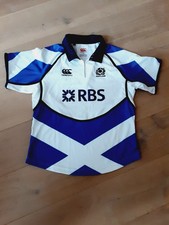 Scotland Rugby Shirt 2012 2013 Canterbury - Retro/Classic /Rare - Ladies Size 14