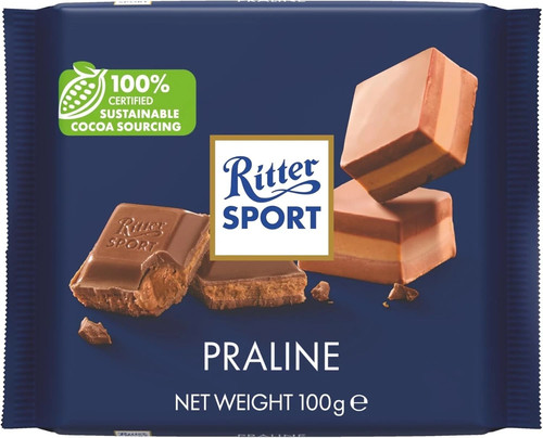 Ritter sport praline chocolate - sport,