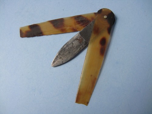 Faux tortoiseshell lancet - faux,