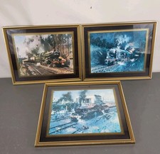 3x Vintage Gold Gilded Photo /