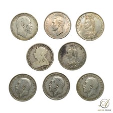 A Mixed Group of 8x Florins (various dates)