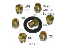 LPG Conversion Kit For Gas Cooker Inc Ovens, Grill and 4 Burners