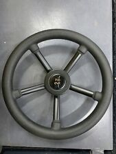Ribeye Marine Boat Steering Wheel 5 Spoke With Black Grip Rib Speed Helm