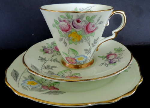 Art deco vintage china tea - art,