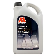 Millers Oils XF Premium C3 5W-40 5W40 Fully Synthetic Engine Oil - 5 Litres 5L
