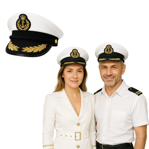 Captain hat adults - hat, naval