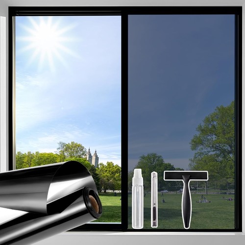 Reflective one way - way, window