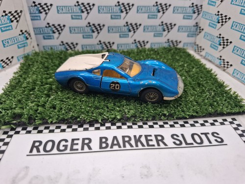 Dinky dino ferrari blue car - dinky,