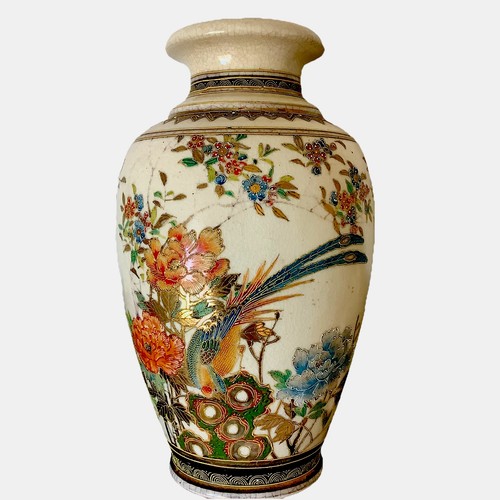 Japanese satsuma vase meiji - japanese,