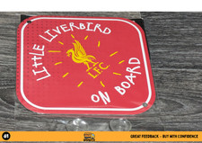 Liverpool FC Little Liverbird On Board Car Sign – Official LFC Merchandise Baby