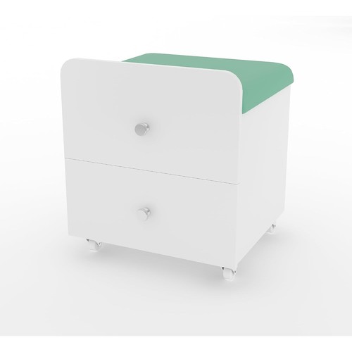 Padded seat vanity - padded, stool