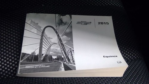 Equinox 2015 owners manual - ,