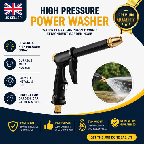 High pressure power washer - power,