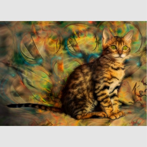 Aceo art card - art, (2.5"
