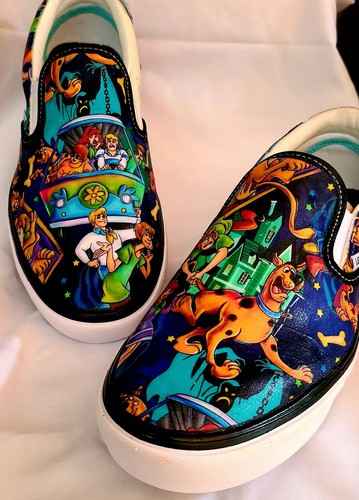 Vans shoes hand detailed - shoes,