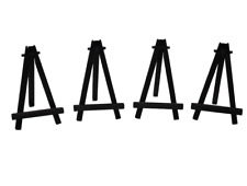 Mini wooden easel 5" high x 3"