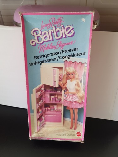 Vintage barbie fridge freezer - barbie, fridge/freezer