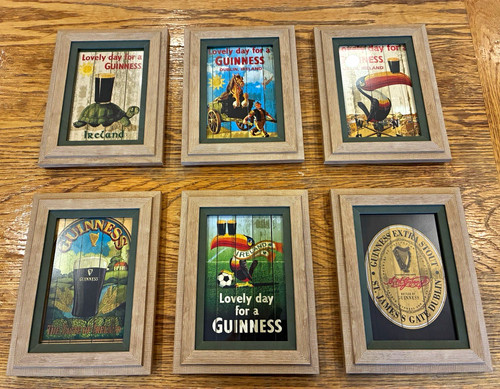 Guinness pub pictures set - of, 6