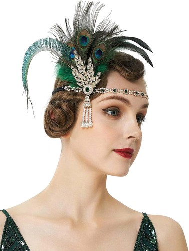Babeyond 1920s flapper feather - flapper,