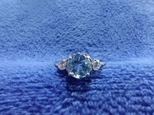 0.5ct Sky Blue Topaz Sterling