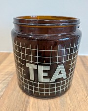 Vintage 80s CLP Brown Glass
