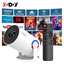 Smart 4K Projector HD WiFi Bluetooth 12000LMS Android11 Home Theater 720P LED