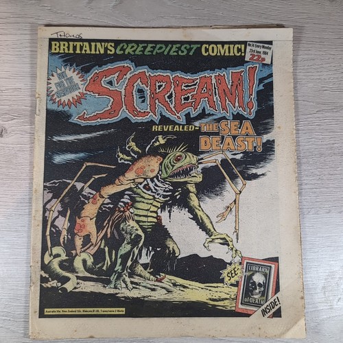 Scream comic issue number 14 - scream!,