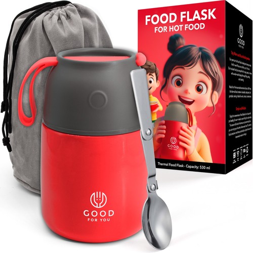 Thermal food flask - food,