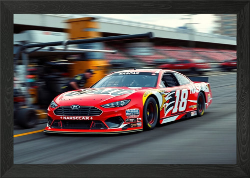 Nascar stock car pit framed - pit,