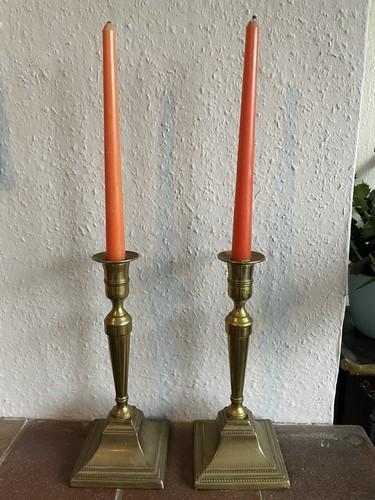 Vintage tall heavy brass - vintage,