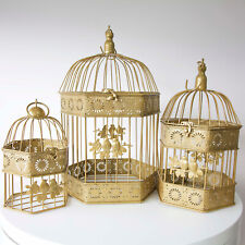 BIRD CAGES IVORY GOLD