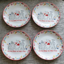 George Home Disney Winnie The Pooh Dinner Plate - One Set of 4 Side Plates