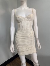 Oh Polly Women's Ivory Dress