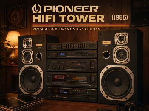 Pioneer hifi tower - hifi,