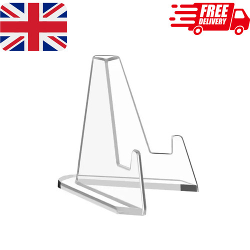 Clear acrylic display easel - clear,