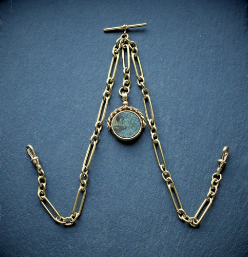 Gold plated double trombone - gold,