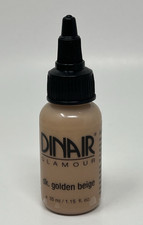 Dinair Airbrush Makeup Glamour Foundation 1.15 Oz Dk. Golden Beige NWOB Original