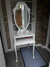 Hair salon beauty parlour Shabby Chic French Style Double Mirror dressing table