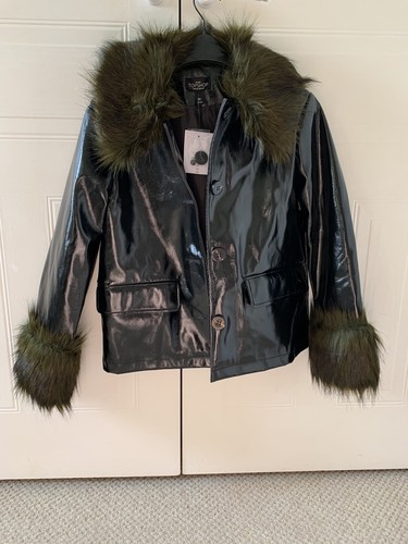 Shiny black brown green - black, &
