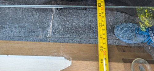 New display glass wood - new,